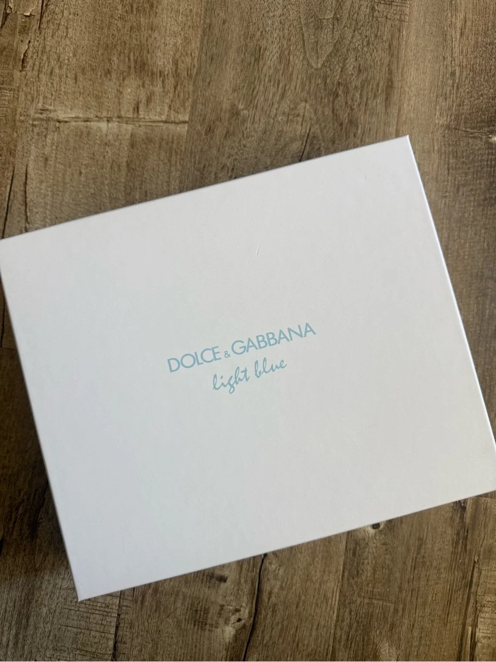 Dolce Gabbana light blue towel